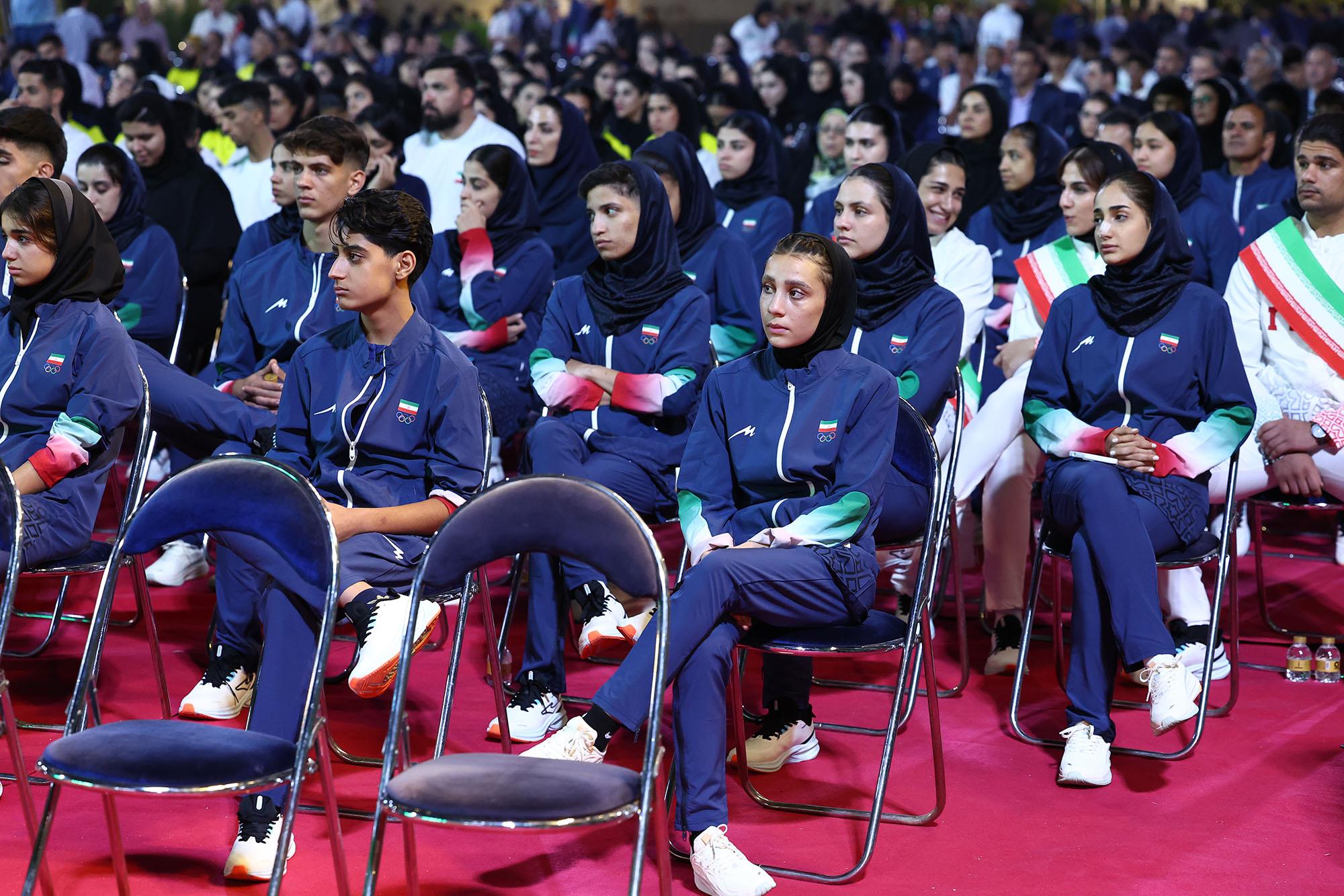 آیین بدرقه کاروان های اعزامی به بازی های آسیایی جوانان بحرین و کشورهای اسلامی ریاض 41