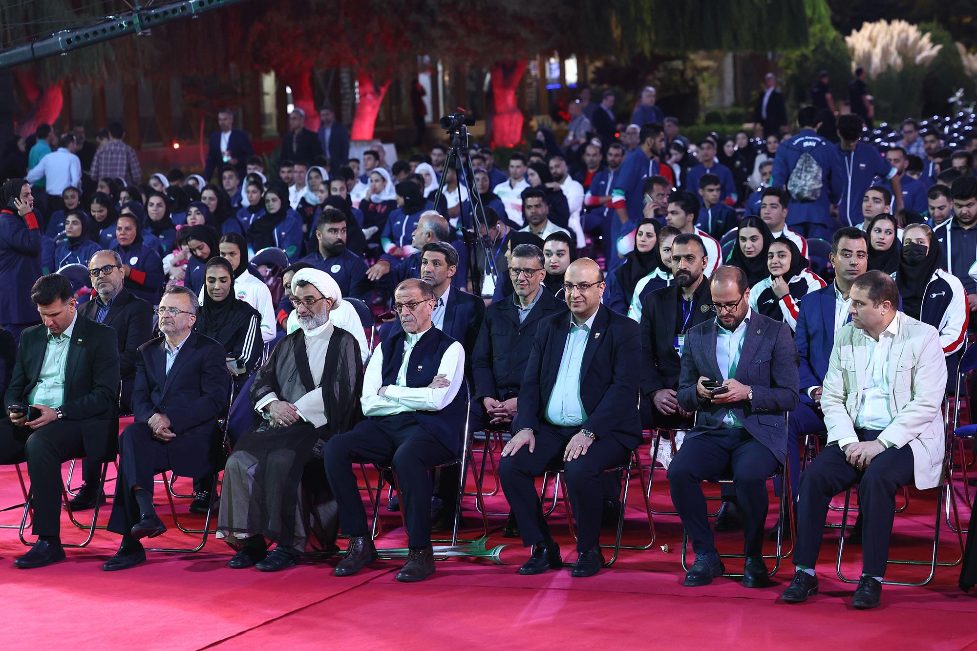 آیین بدرقه کاروان های اعزامی به بازی های آسیایی جوانان بحرین و کشورهای اسلامی ریاض 45