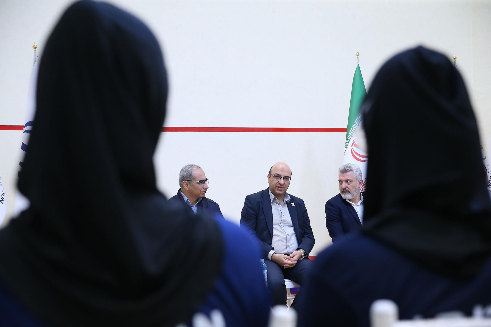 بازدید دبیرکل کمیته ملی المپیک از اردو اسکواش 2