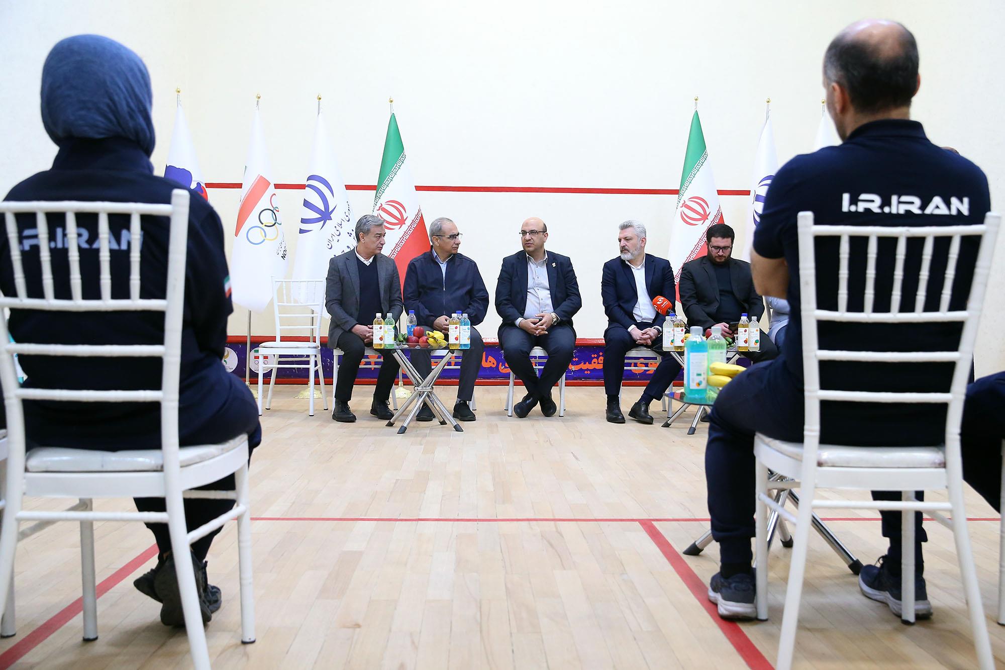 بازدید دبیرکل کمیته ملی المپیک از اردو اسکواش 4