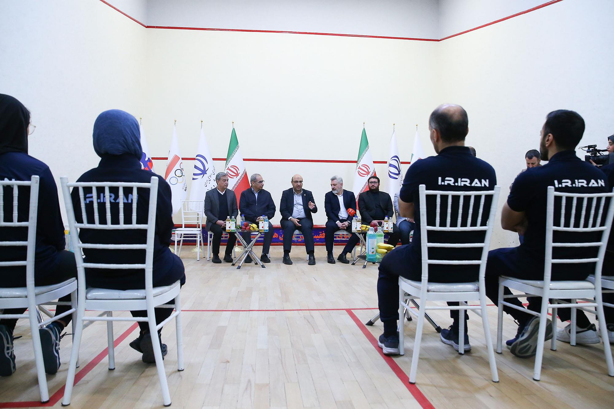 بازدید دبیرکل کمیته ملی المپیک از اردو اسکواش 5