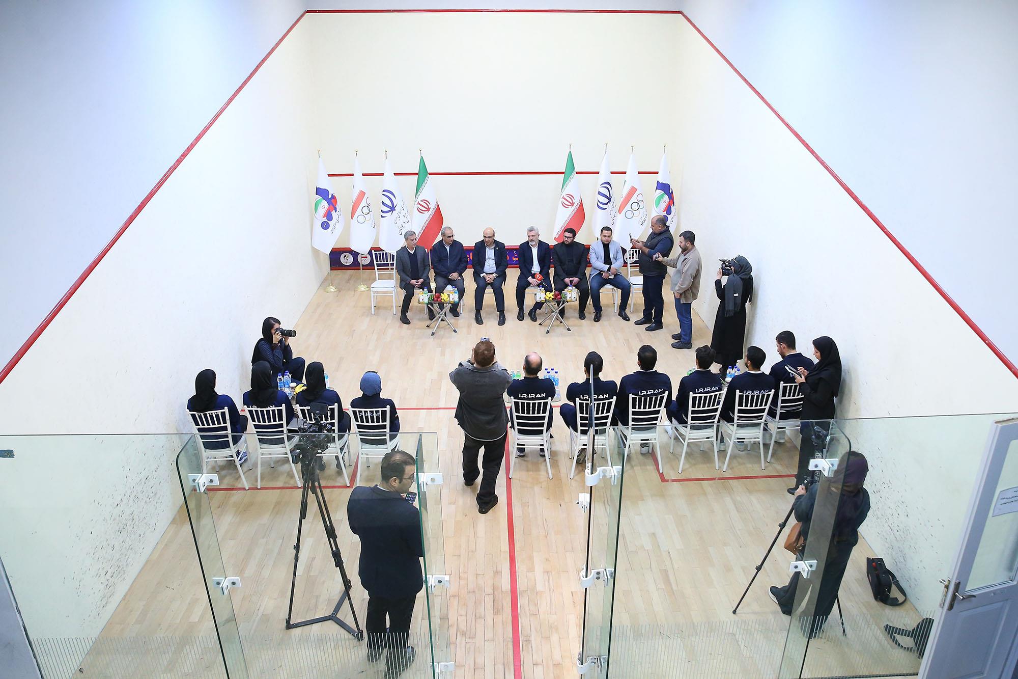 بازدید دبیرکل کمیته ملی المپیک از اردو اسکواش 10