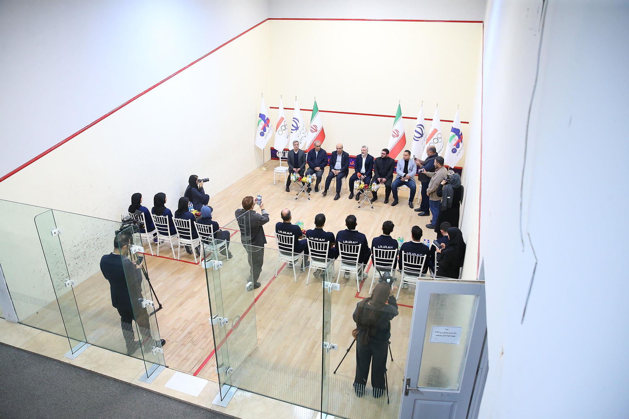 بازدید دبیرکل کمیته ملی المپیک از اردو اسکواش 14