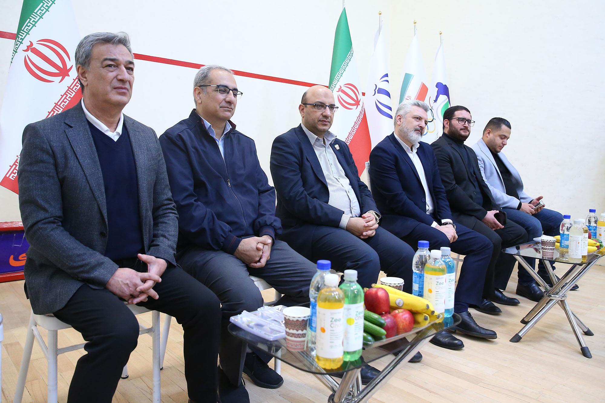 بازدید دبیرکل کمیته ملی المپیک از اردو اسکواش 22