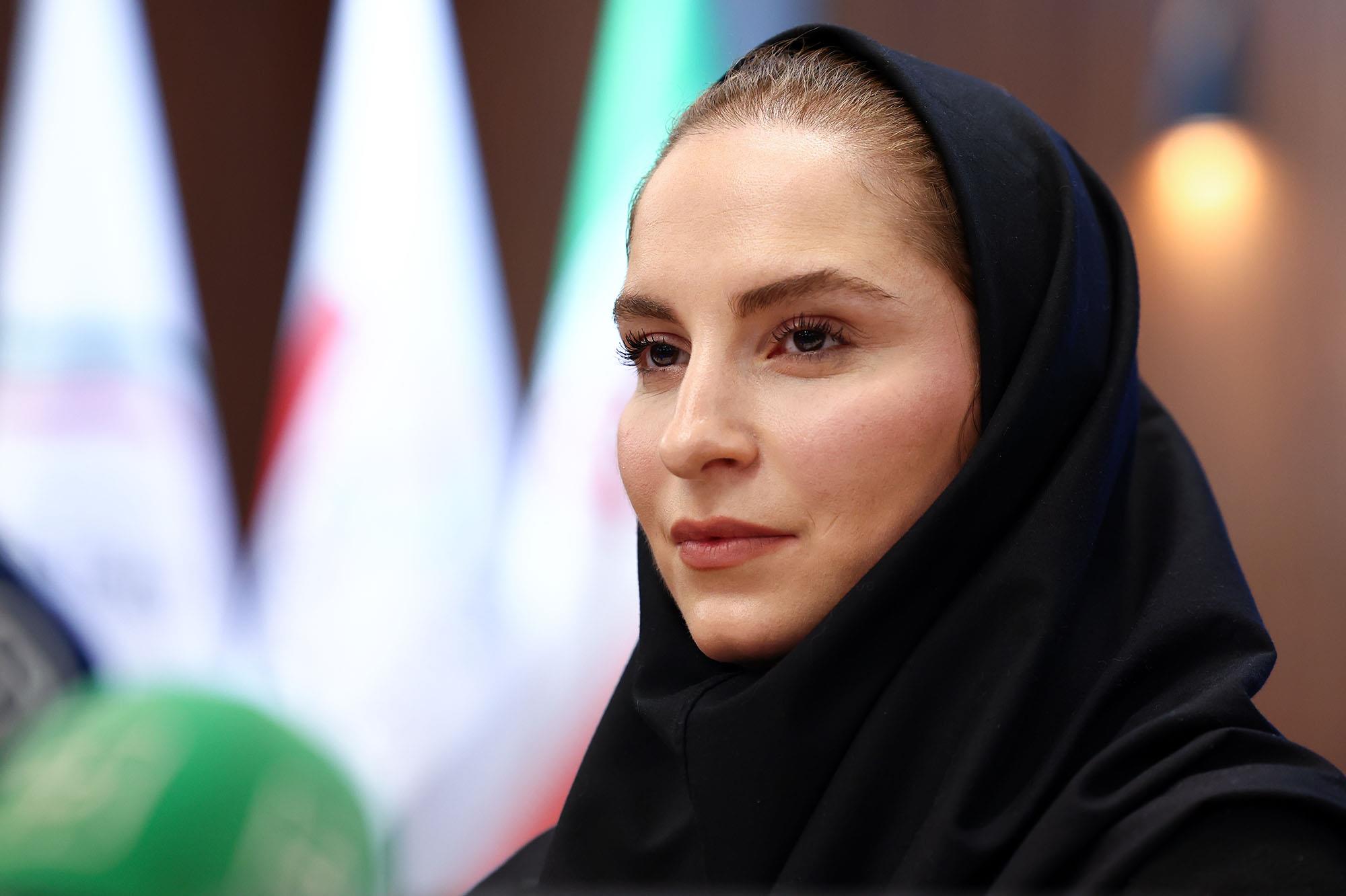 کنفرانس مطبوعاتی عضویت ثریا آقایی در کمیته بین المللی المپیک 6