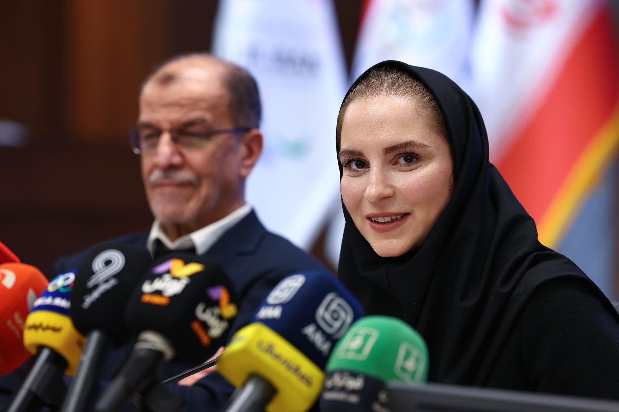 کنفرانس مطبوعاتی عضویت ثریا آقایی در کمیته بین المللی المپیک 10