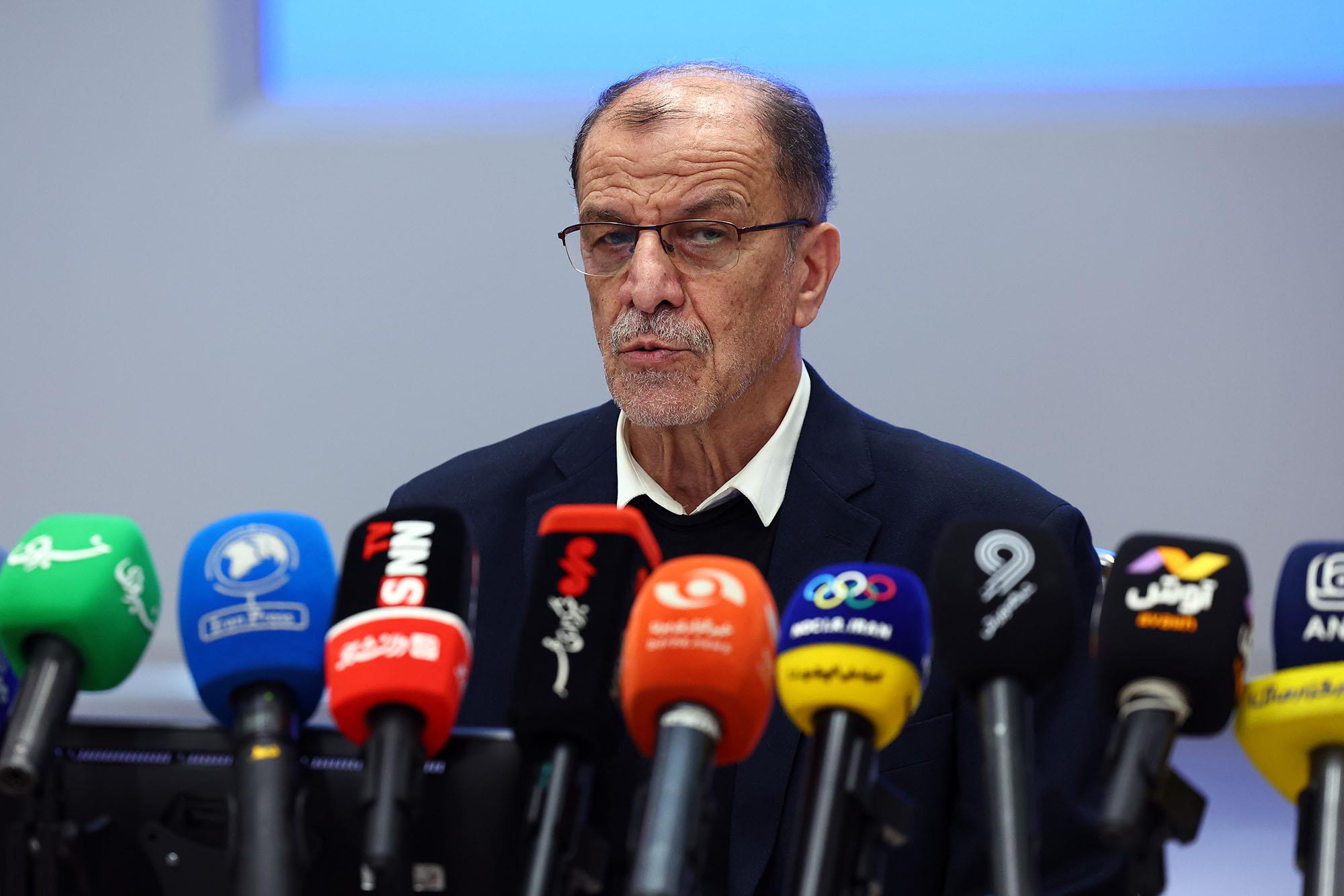 کنفرانس مطبوعاتی عضویت ثریا آقایی در کمیته بین المللی المپیک 20