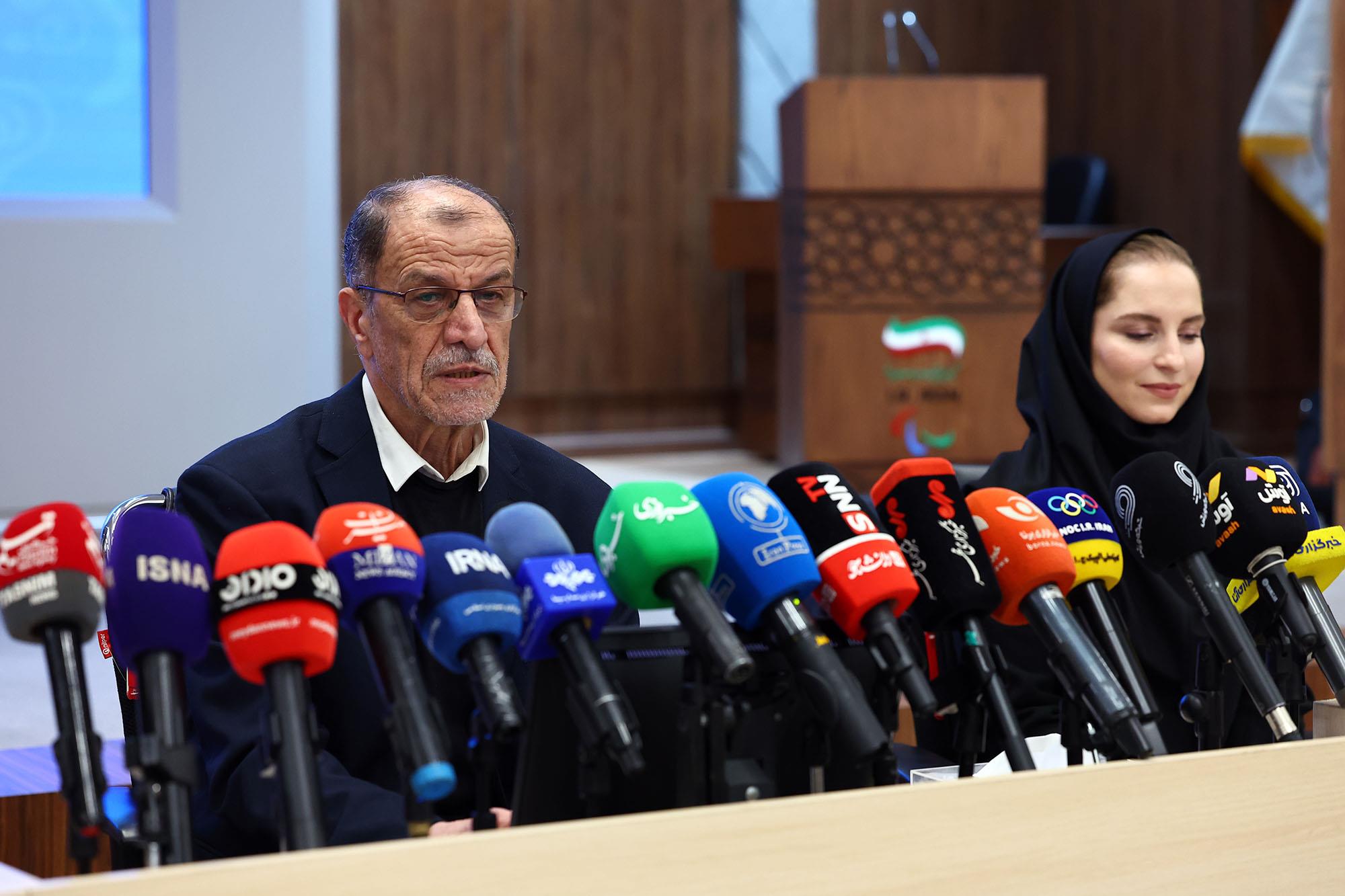 کنفرانس مطبوعاتی عضویت ثریا آقایی در کمیته بین المللی المپیک 22