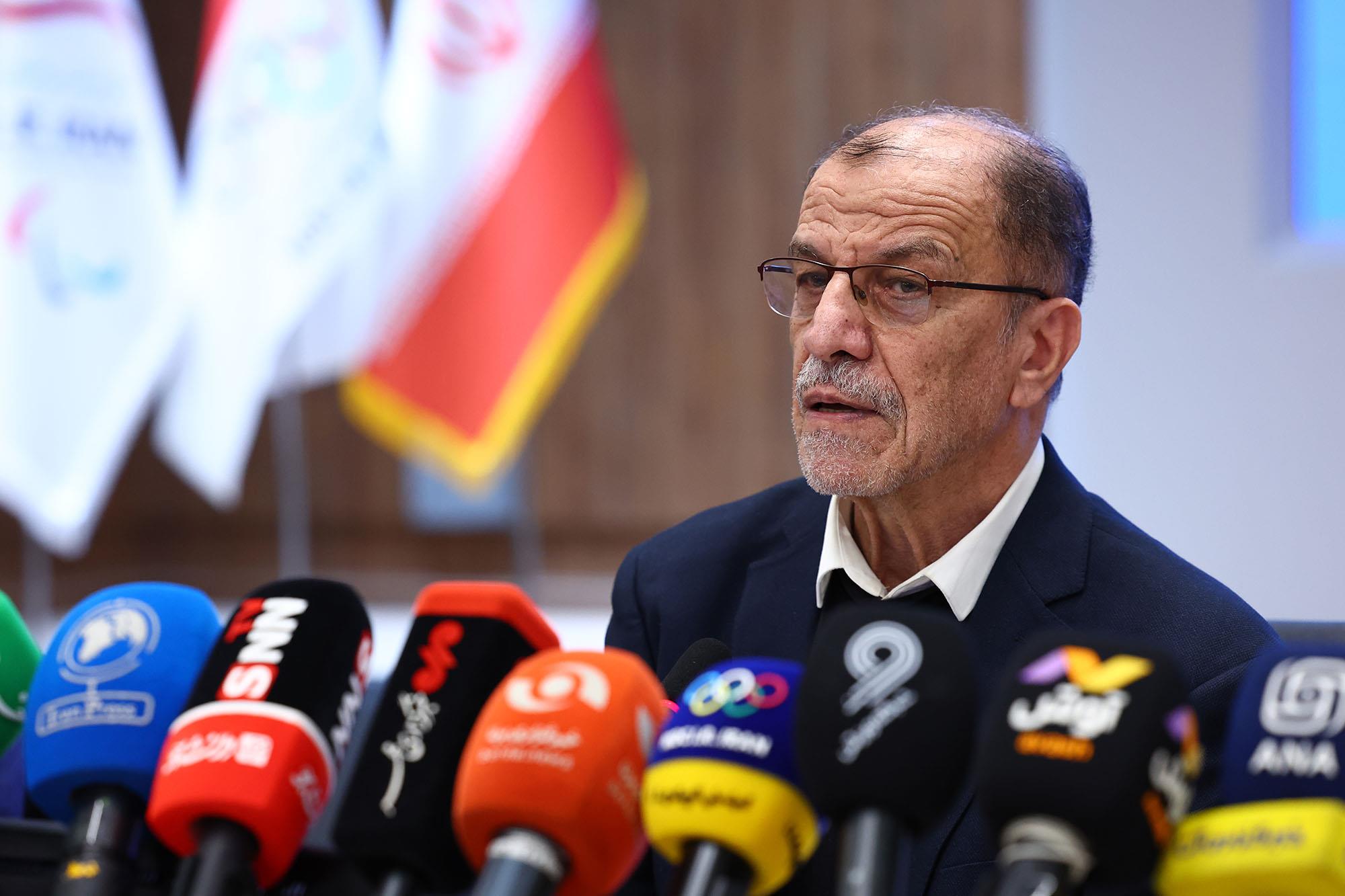 کنفرانس مطبوعاتی عضویت ثریا آقایی در کمیته بین المللی المپیک 24