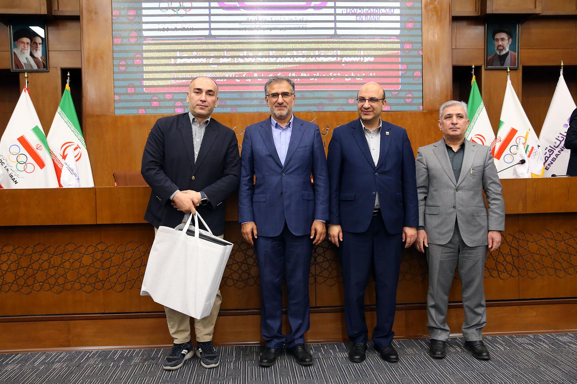 ​امضای تفاهم‌نامه کمیته ملی المپیک و بانک اقتصاد نوین جهت حمایت پنج ساله از 9 ورزشکار نوجوان 3
