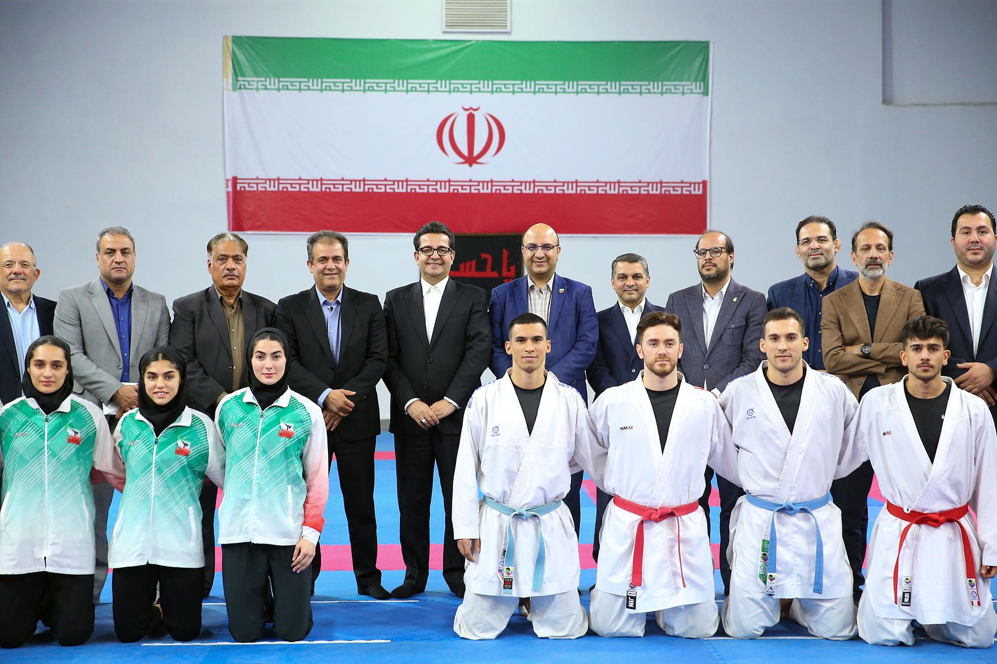 بازدید دبیرکل کمیته ملی المپیک از اردو تکواندو،کوراش و کاراته 1