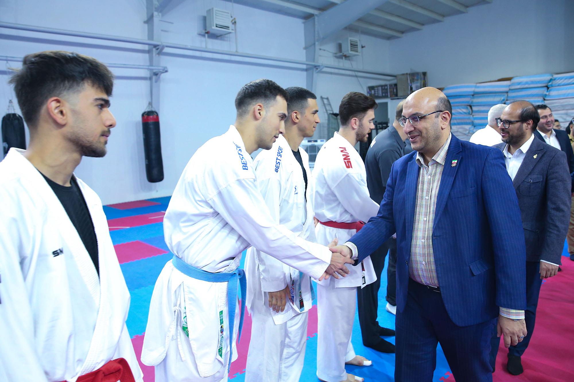 بازدید دبیرکل کمیته ملی المپیک از اردو تکواندو،کوراش و کاراته 23