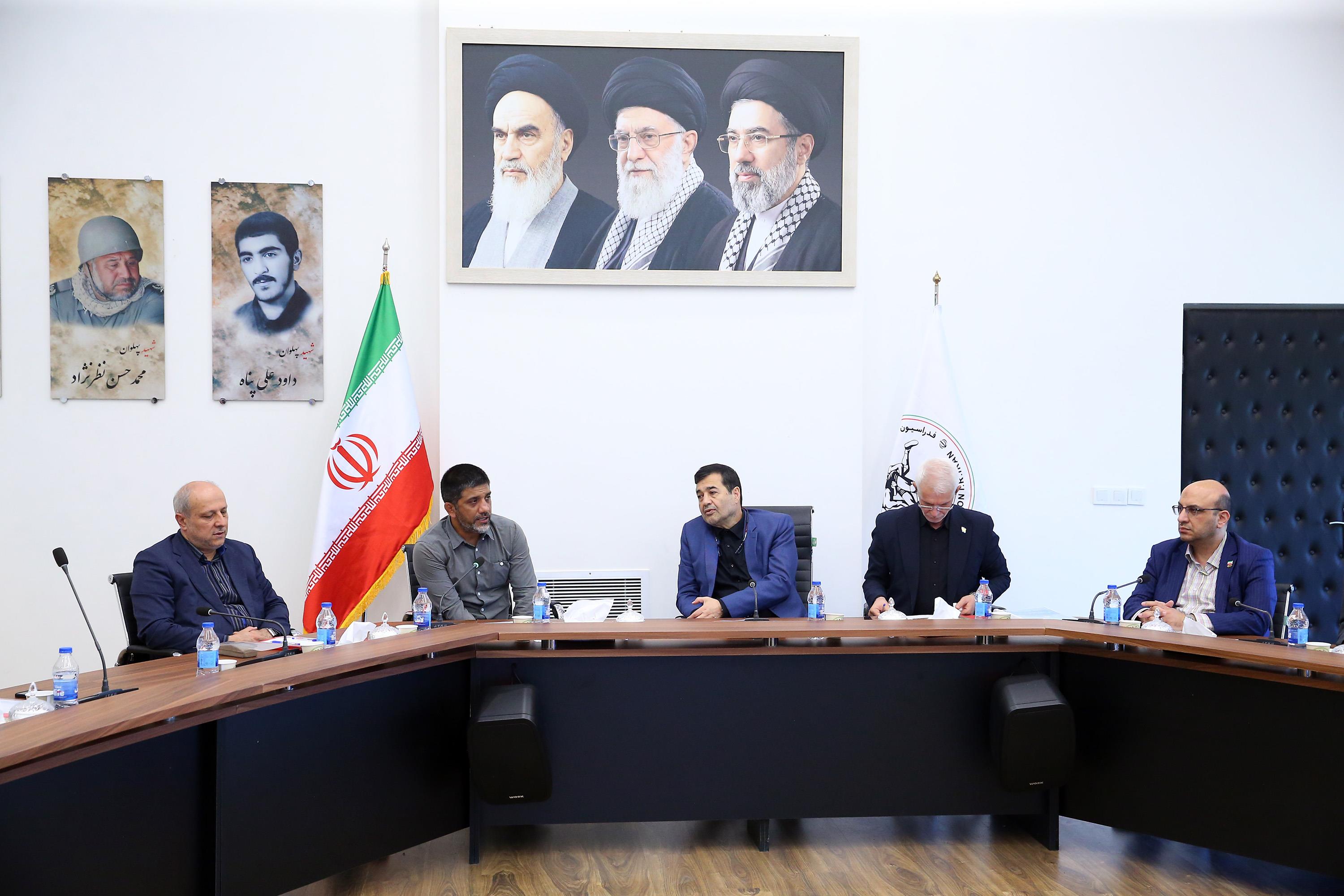 بازدید دبیرکل کمیته ملی المپیک از اردو والیبال و کشتی 7
