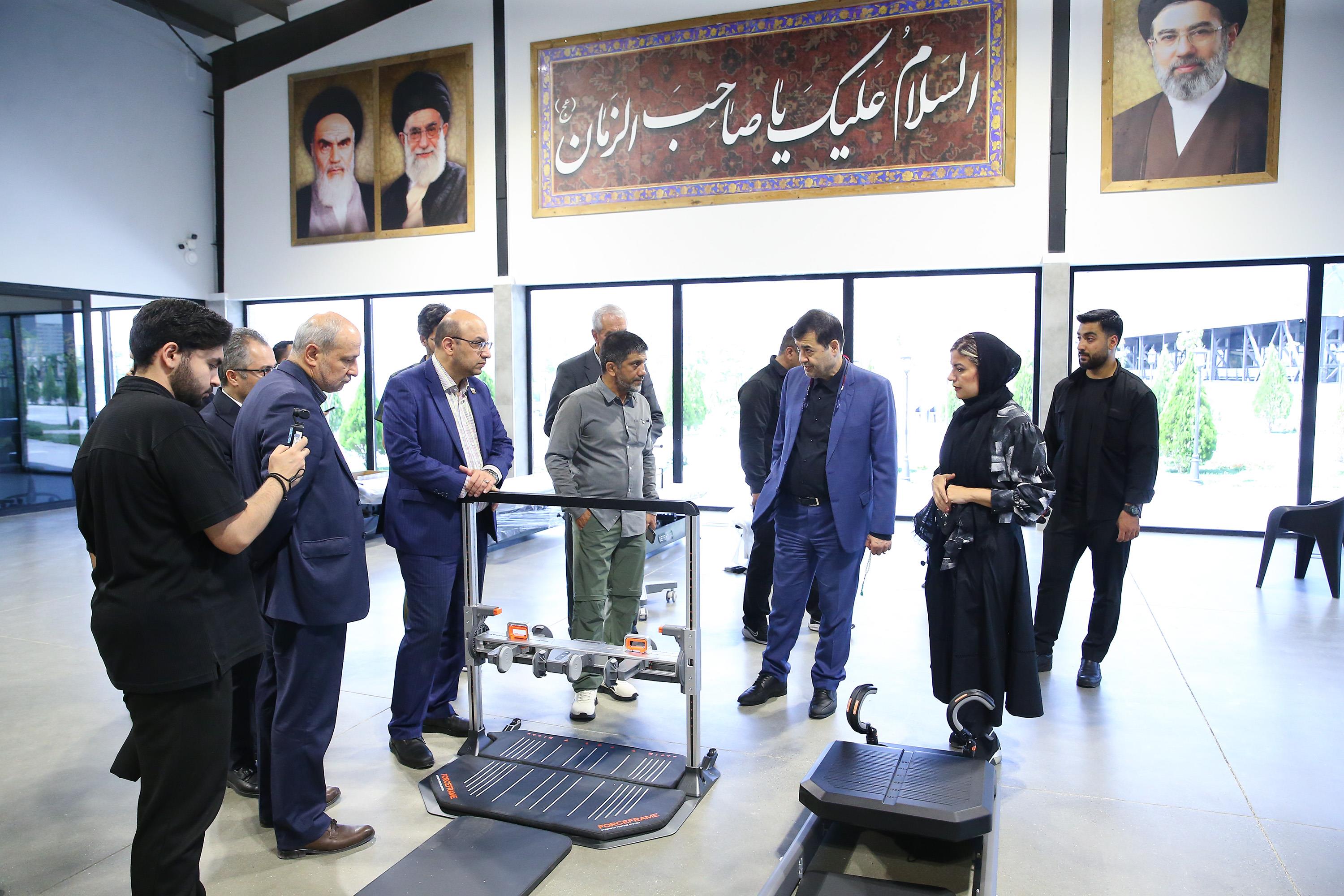 بازدید دبیرکل کمیته ملی المپیک از اردو والیبال و کشتی 9