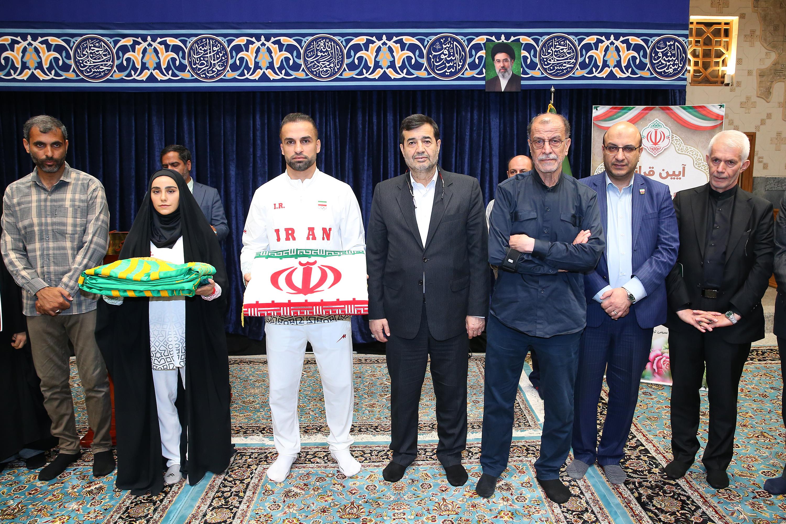 مراسم اعطا پرچم و بدرقه پرچمداران اعزامی به بازیهای آسیایی آیچی ناگویا 5
