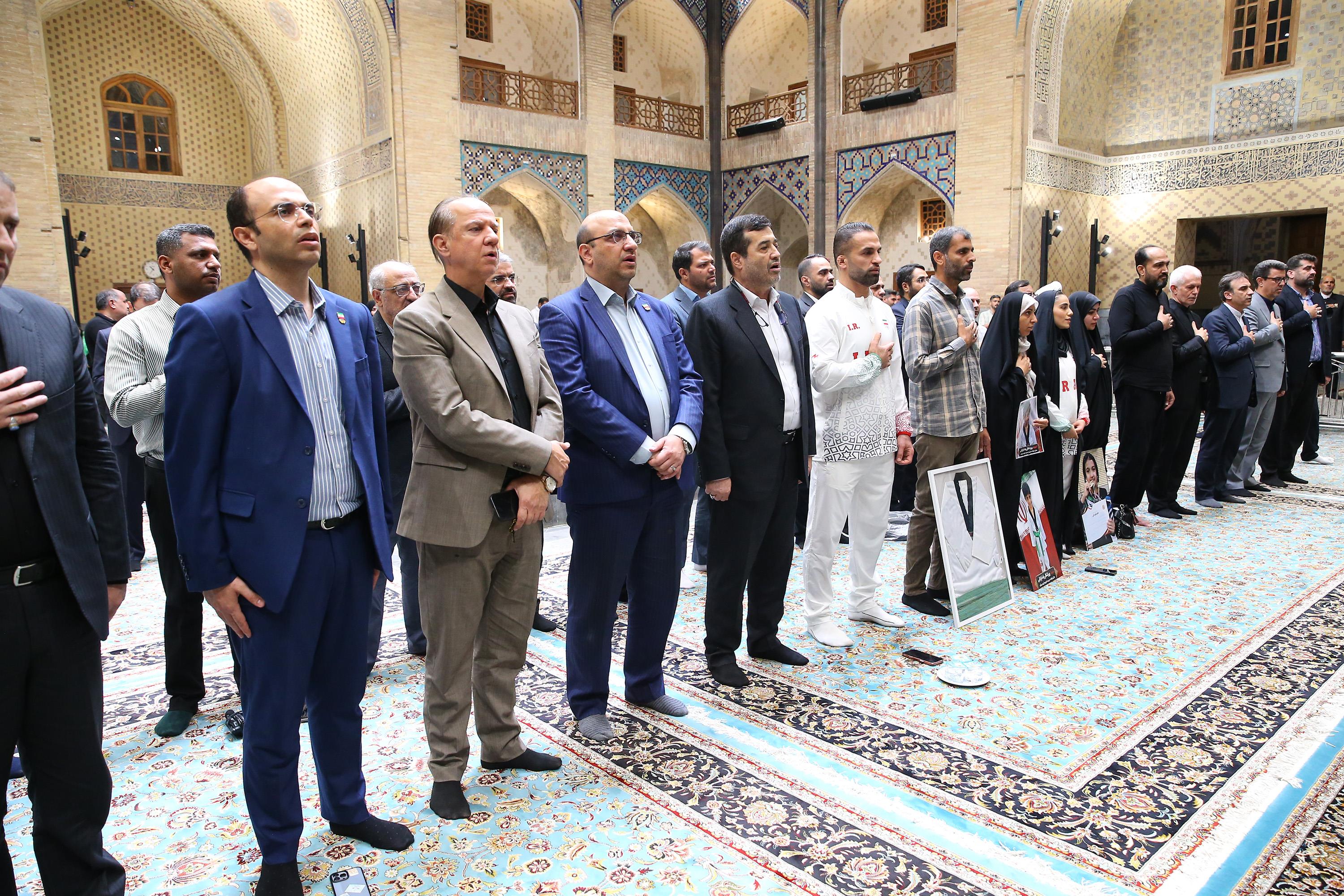 مراسم اعطا پرچم و بدرقه پرچمداران اعزامی به بازیهای آسیایی آیچی ناگویا 13