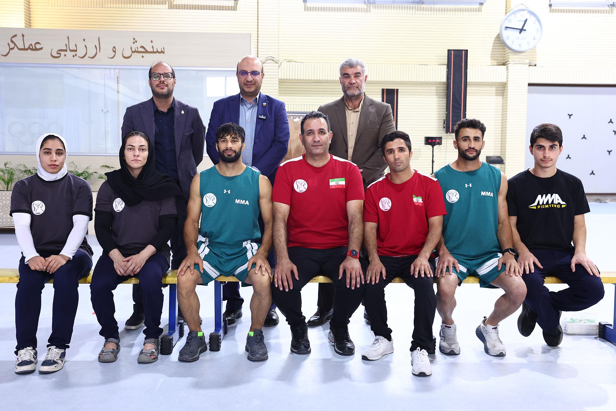 بازدید دبیرکل کمیته ملی المپیک از اردو MMA 3