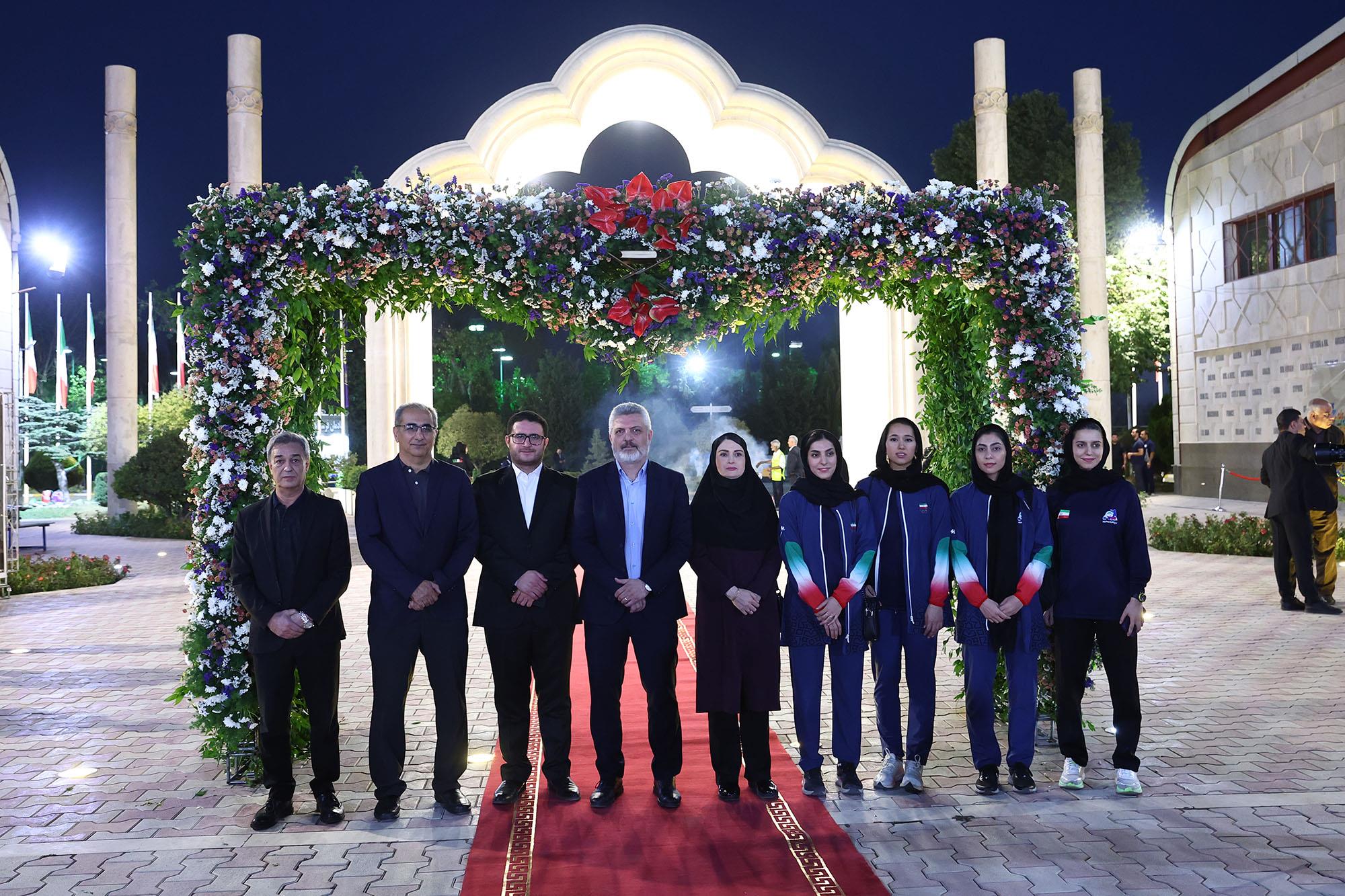 مراسم بدرقه کاروان ورزشی ایران به بازی های آسیایی آیچی-ناگویا 56